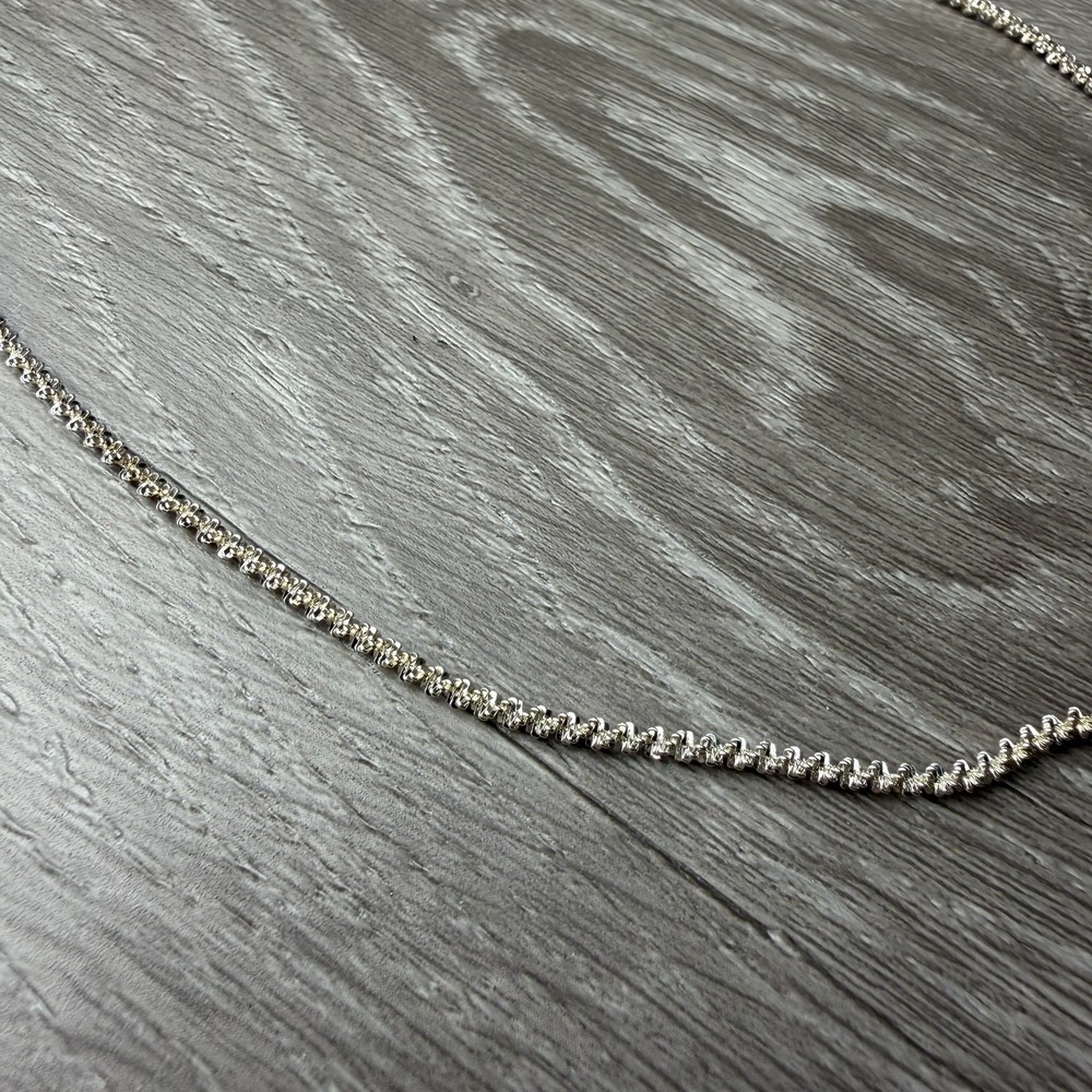 925 Sterling Silver Curb Chain Necklace Tarnish Free Italian Link New - Picture 4 of 6